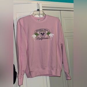 NWOT VS PINK women’s vintage style Beverly Hills sweatshirt, size small